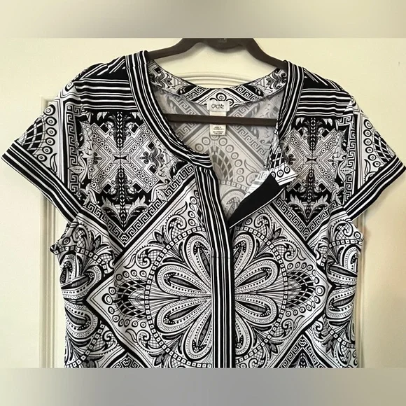 Cache Designer Brand Black & White Contemporary Style Women’s XL - Picture 6 of 10